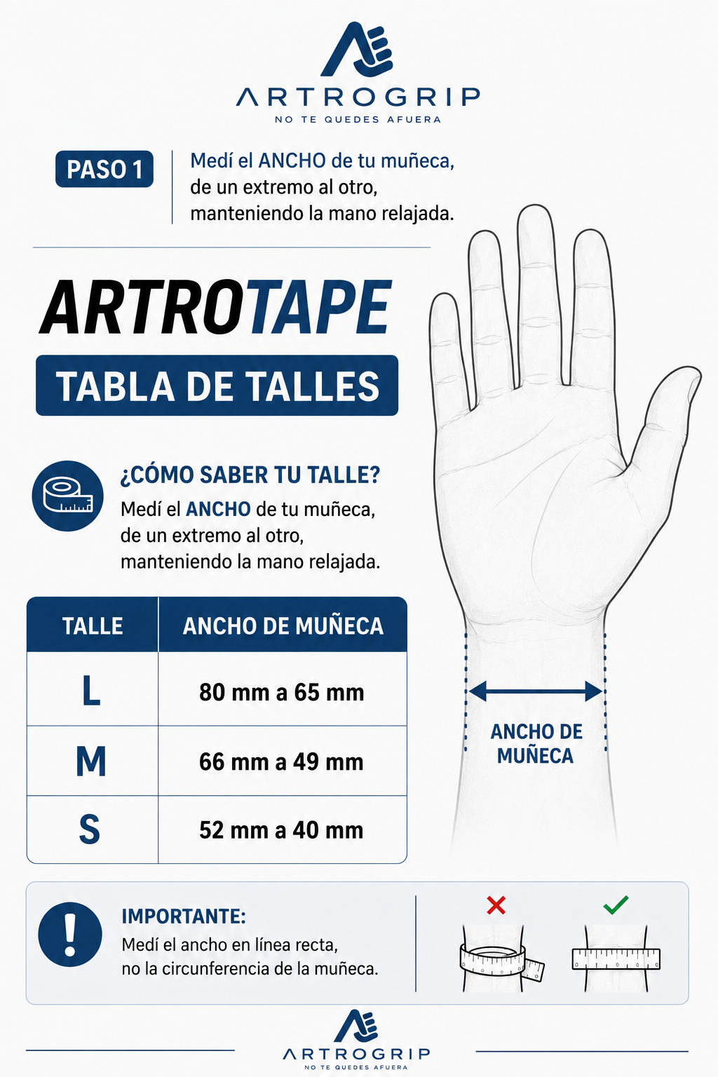 Kit 4 Artrotape Pulgar - Artrogrip